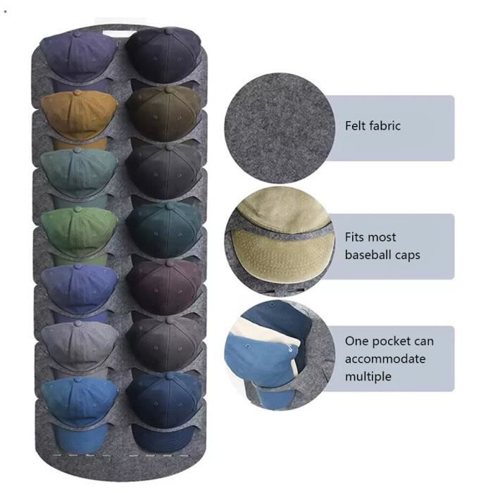 Lot De 4 Cintres Antidérapants Pour Chapeaux, écharpes