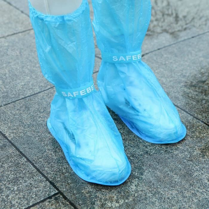 Acheter DYS 1 paire de couvre-chaussures unisexes imperméables et antidérapantes  réutilisables pour les jours de pluie