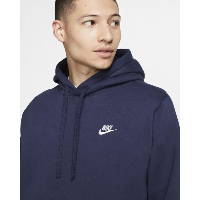 Sweat a capuche 2025 nike bleu marine