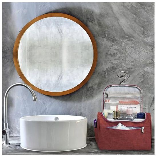 Trousse De Toilette Voyage XXL - Grande Capacité, Suspendable - Pour Homme Et Femme - Mini Vanity Déplacement - 11