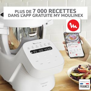 Bol Inox Blanc Pour Robot Moulinex Companion - MS-8030000400 - Neuf