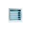 GAH-Alberts Grille amovible pour fenêtre Venlo en acier galvanisé Bleu 300 x 500-650 mm 