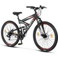 Vélo tout terrain - Licorne Bike - Strong - 26"/27,5"/29" - Frein à disque - Suspension complète-0