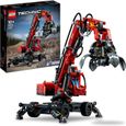 LEGO Technic 42144 La Grue de Manutention - Jouet de Construction Éducative pour Enfants de 10 Ans et Plus-0