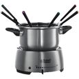 Fondue - RUSSELL HOBBS - Fiesta 22560-56 - 1200W - 6 personnes - Inox compatible lave-vaisselle-0
