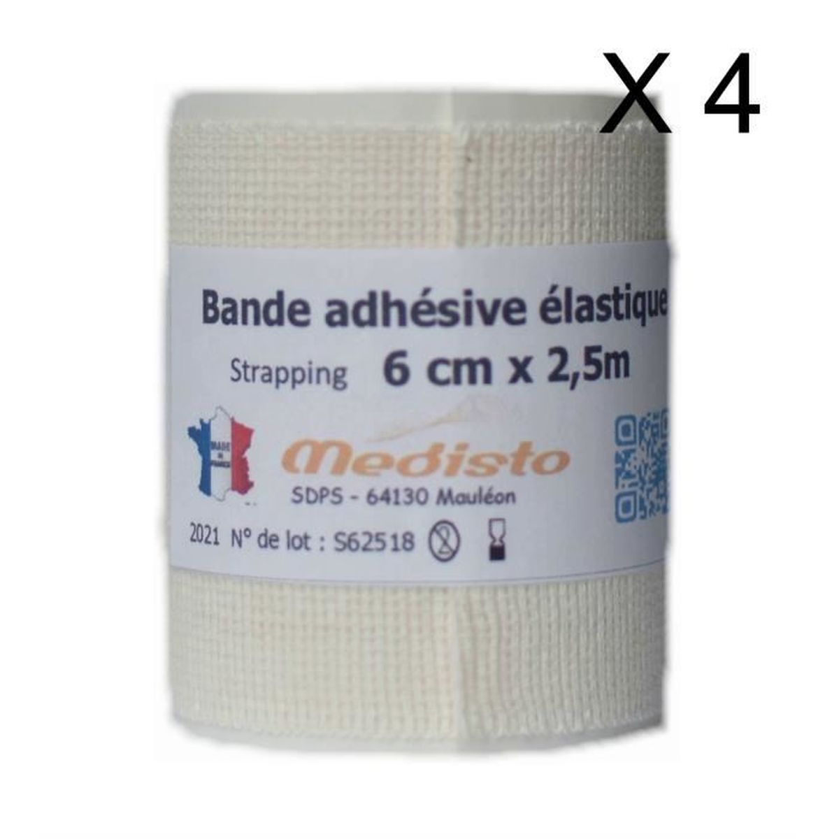 Bande Adhésive Elastique/Bande de Strapping/Bandage Sport/Pansements