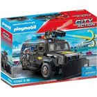 PLAYMOBIL 71144 Véhicule d'intervention des forces spéciales, Les policiers, City Action, Unité d'élite, 73 pièces, Dès 5 ans