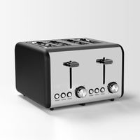 Retro Double Toaster 1500W Noir-Argent Dayron
