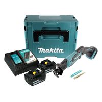 Makita DJR 183 RGJ Scie sabre sans fil 18 V + 2x Batteries 6,0 Ah + Chargeur + Coffret Makpac