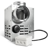 Ventilateur d'air chaud de cheminée - Souffleur diffusion d'air 100 mm - 200 m3/h