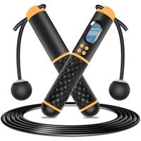 Chenci corde à sauter sans corde Compteur LED numérique 3M Corde à Sauter sans Fil Enfant Adulte Réglable pour Exercice de Fitness i