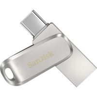 Sandisk ultra dual drive luxe - usb c 256gb 150mb/s - 3.1 gen 1 - Argenté