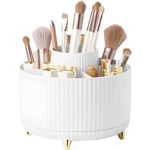 Support De Séchage Pour Pinceaux De Maquillage – 26 Trous (4 Grands, 6 Moyens, 16 Petits)