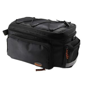 Sacoche Pour Porte Bagages De Velo Btr Sacoche Arriere De Velo Noire Avec Finitions Reflechissantes Prix Pas Cher Cdiscount