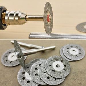 1 Mandrin Outil Xue 5Pcs HSS Lames de scie pour outil rotatif Disques Coupe Circulaire