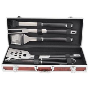 USTENSILE Ensemble d'outils de barbecue Coffret BBQ Master Grill Party MG114