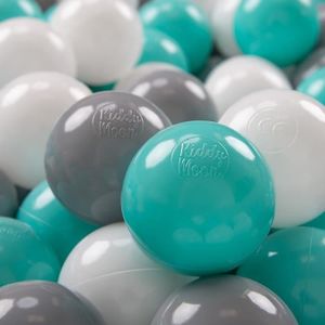 PISCINE À BALLES KiddyMoon 200 7Cm Balles Colorées Plastique Pour P