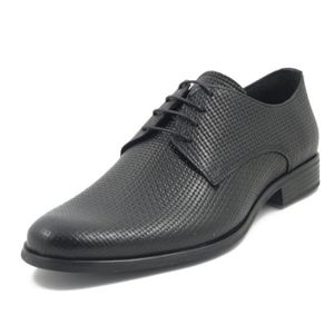Chaussures Homme Costume Mariage - Taille 40, Noir, Cuir, Style Richelieu, Neuves (produit Neuf)