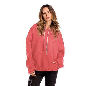 SWEATSHIRT Sweat Femme d'hiver épaississant de Marque veste a capuche Femme à manches longues pull tendance