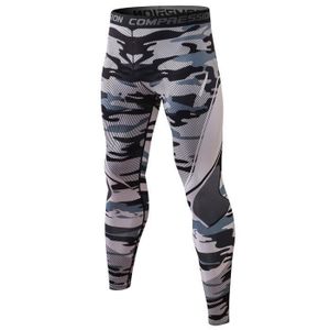 Pantalon De Jogging Homme Compression – Legging Sport Fitness Running Casual – Tissu Respirant 93% Polyester 7% Spandex