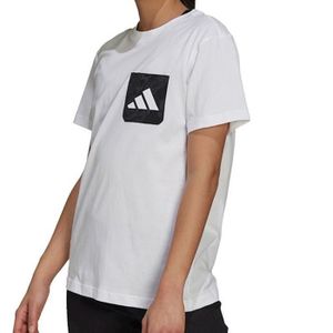 T-SHIRT T-shirt Blanc Femme Adidas Lace Camo Gfx 1