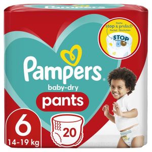 Couches-culottes Pampers Premium Protection Pants Taille 6 - 58 couches -  Cdiscount Puériculture & Eveil bébé