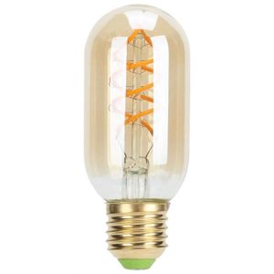 AMPOULE - LED SALUTUYA Lumière Décorative Ampoule Vintage Double Spirale E27 4W LED Filament Flexible Lumière Chaude Ampoule LED deco ampoule Or