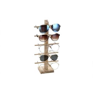 Level 5 Paires claires Socle en Verre Sunglass Lunettes Holder pr/ésentoir Lunettes de Soleil Organisateur Cadre Vitrine /étag/ère