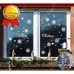 108 FLOCONS DE Neige Amovibles En PVC Pour Fenêtre Façades En Verre