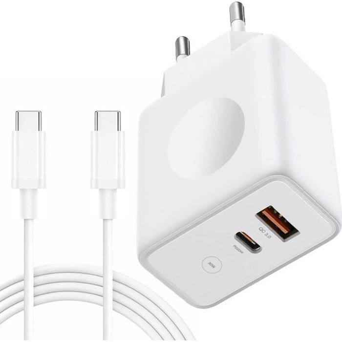 axGear Chargeur USB C Chargeur rapide 20W Chargeur mural ultra