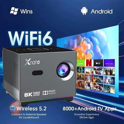 Projecteur ThundeaL Film vidéo Android 13 ROM 8G 5G WiFi6 4K