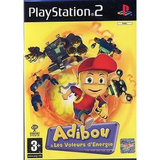 Jeu Adibou & Les Voleurs D'énergie Pour PlayStation 2 (PS2) - Version Française, Très Bon état