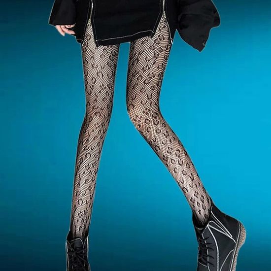 Collants Transparents à Motifs Pour Femme Oxxggkao - Dentelle, Extensibles, Pour Fête Ou Quotidien - 3