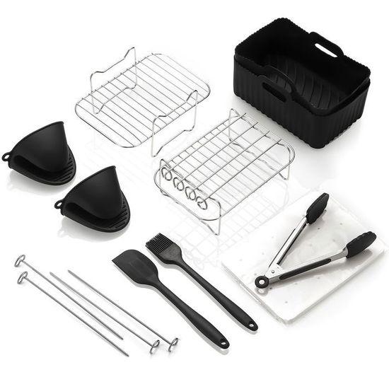 Moules à Gaufres En Silicone Pour Friteuse Ninja - Lot De 2 - Antiadhésif, Lavable Au Lave-vaisselle
