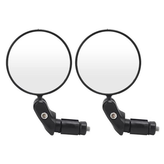 Paire De Rétroviseurs Pour Motos Rétroviseur Universel Pour Scooter Moto Quad Atv Velos Bicyclette Filetage Boulon