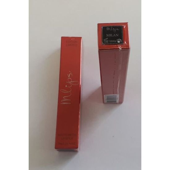 Lot De 2 Rouges à Lèvres Brillants BRATZ Parfum Fraise - 7 Ml - Mlips - Neuf Sous Blister