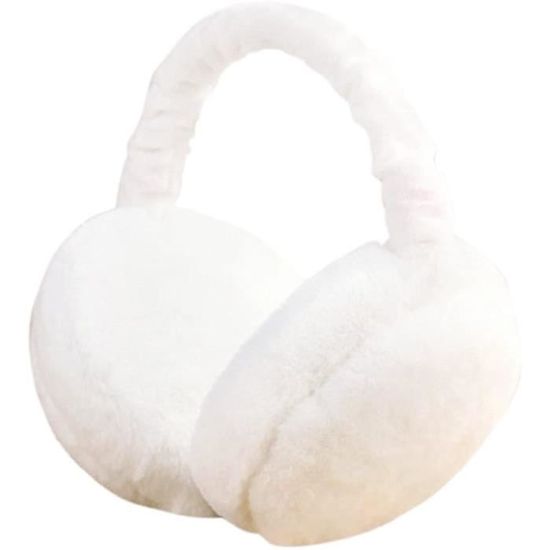 Cache Oreille Chaud, Cache-Oreilles Pliables 2 Pièces, Protège-Oreilles Pliables Unisexe, Cache Oreilles D'Hiver Peluche