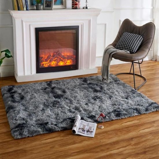 Tapis Moelleux Rectangulaires, Tapis Shaggy À Piles Épaisses Tapis