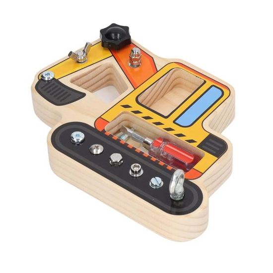 EBTOOLS Planche De Tournevis Pour Enfants Jeu De Tournevis Montessori Jouet éducatif De