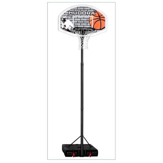 Système de panier de basketball portable et réglable en hauteur pour intérieur et extérieur
