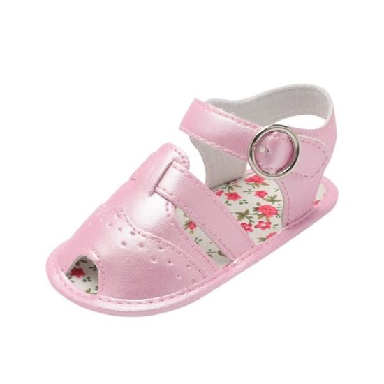 Sandales à Nœud Pour Petite Fille - Cuir Souple, Style Princesse, Sans Lacets, Pour Bébé Et Enfant En Bas âge - 5