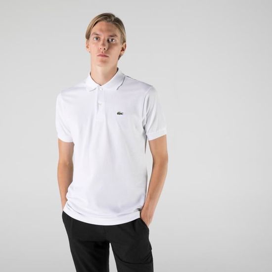 Polo Lacoste Blanc Fit Homme Blanc Cdiscount Pr t Porter