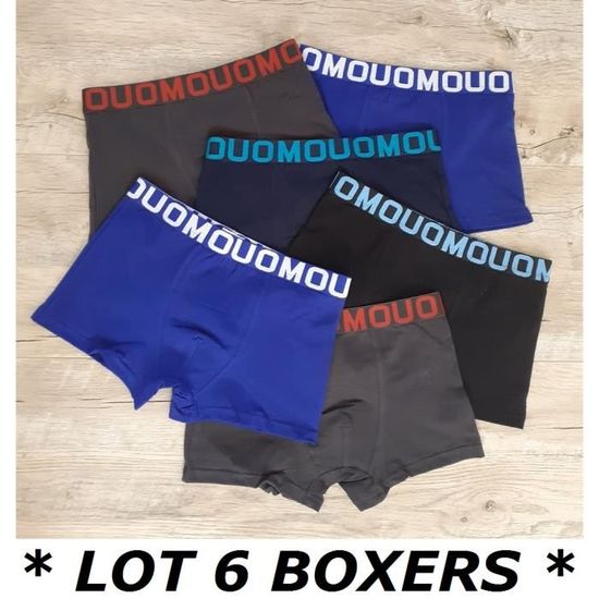 Lot 6 Boxers Garcon en Coton PLANETE SUPPORTER Taille 8 9 10 Ans Coloris Melanges coloris melanges Cdiscount Pret a Porter