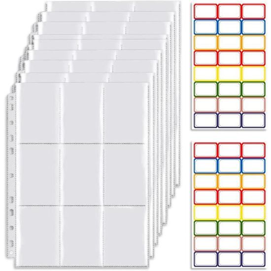 540 Pochettes Pour Cartes à Collectionner - Album 30 Pages Double Face