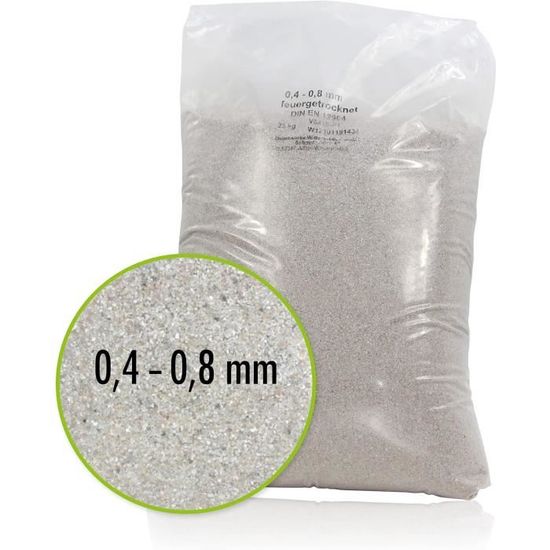 Sable De Quartz Pour Filtre De Piscine – 5 Kg, Granulométrie 0,4-0,8 Mm – Conforme DIN EN 12904 – Fabriqué En Allemagne - 4