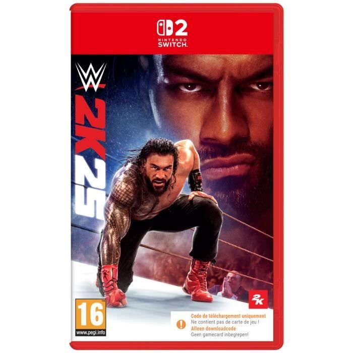 WWE 2K25 Code in a box Nintendo Switch 2 - vue 2