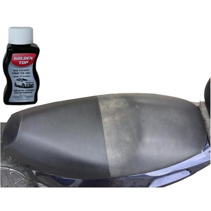 Rénovateur et raviveur Plastique-Selle Moto-Tableau de Bord. Hydrofuge