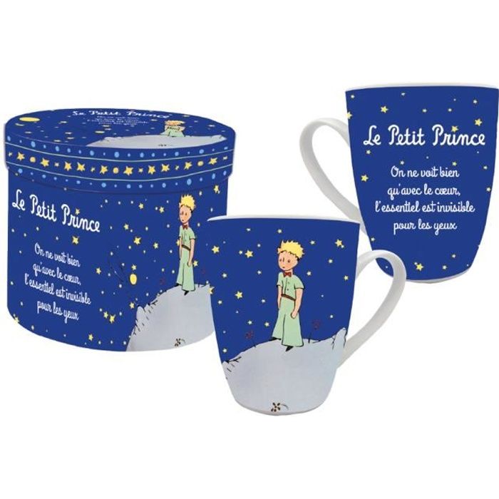 Tasse de collection bleu Le Petit Prince de St Exu