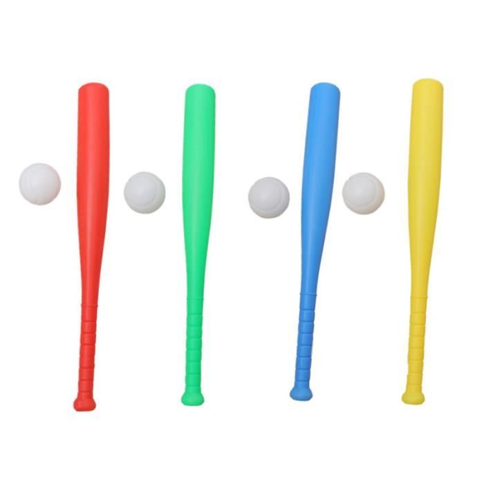 1 ensemble de 8 pièces de Baseball pour enfants entraînement drôle créatif en plein air sûr interactif BALLE DE TENNIS DE TABLE
