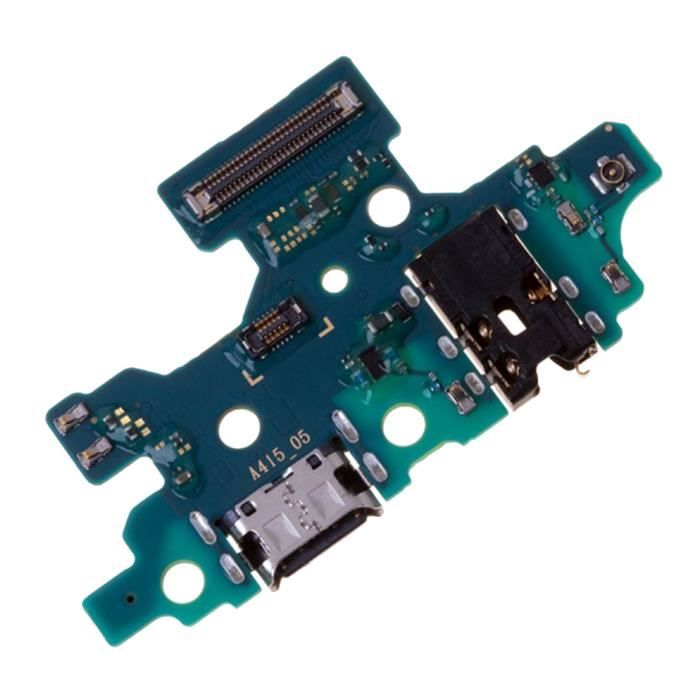Connecteur de charge Samsung Galaxy A41 USB type C et Micro et Jack 3.5mm Vert